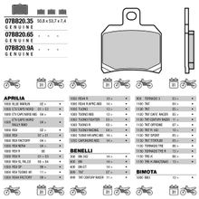 BREMBO Тормозные колодки BREMBO 07BB2035