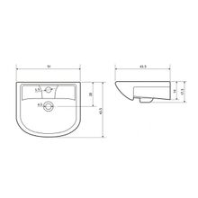 Triton Мебель для ванной Диана 50 L с ящиком