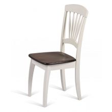 Стул JIN D-2092 Cream+Walnut Wooden Seat