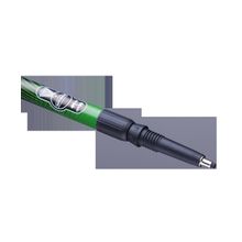 Berger Палки для скандинавской ходьбы Rainbow, 77-135 см, 2-секционные, чёрный ярко-зелёный