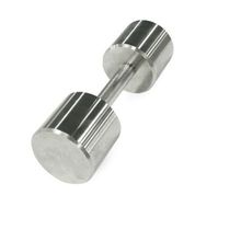 Гантель хромированная MB Barbell 10 кг, 25 мм