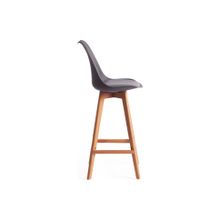 Tetchair Стул барный TULIP BAR (mod. C1014H), серый 024  натуральный