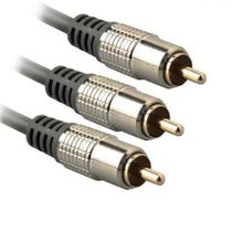 Кабель аудио видео 3 RCA plug - 3 RCA plug, 4.5 м, позол. разъемы, Gembird (CCAP-303-4.5)