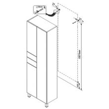 Шкаф-пенал Triton Диана 60 L