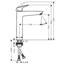 Смеситель Hansgrohe Logis 71091000 для раковины