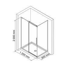 WasserKRAFT Душевой уголок Dinkel 58R07