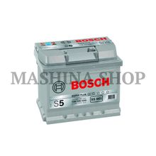 Аккумулятор BOSCH S5 SILVER PLUS 12V 52AH 520A ETN 0(R+) B13 207x175x175mm