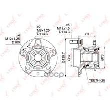 Ступица Колеса | Зад Прав Лев | LYNXauto арт. WH1481