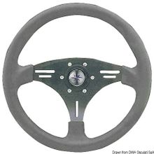 Osculati MANTA steering wheel grey black 355 mm, 45.157.99
