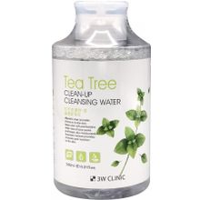 3W Clinic Tea Tree Clean Up Cleansing Water 500 мл