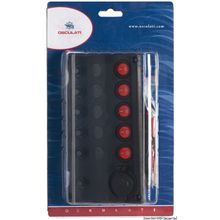 Osculati Wave electric control panel 5 + lighter plug, 14.104.06