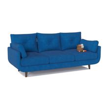 Диван прямой ANGLE fresh com 31 синий-микровелюр