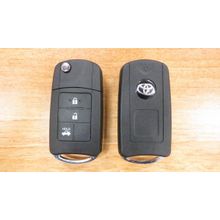 Корпус выкидного ключа для Тойота, 3 кнопки, 2012 -, toy43 (kt153)