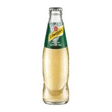 Безалкогольный напиток Швепс Джинджерела, 0.200 л., стеклянная бутылка, 24