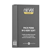Комплект №3 для перманентной завивки осветленных красителем или мелированных волос Nirvel Pack De Permanente 2x125мл