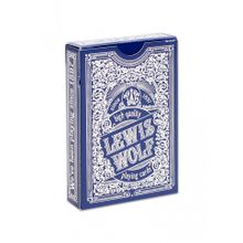 Игральные карты серия "Lewis  Wolf" blue 54 шт колода ((poker size index standard, 63*88 мм) (ИН-3828)