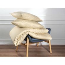 ПМ: Ecotex Набор наволочек Моноспейс - 2 шт. кремовый