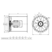 Systemair AXCBF-EX 630-9 26°-4