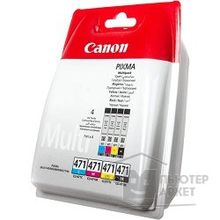 Canon CLI-471C M Y Bk 0401C004 Картридж для PIXMA PIXMA MG5740 MG6840 MG7740, многоцветный