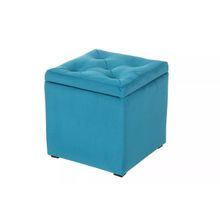 Мебельстория Пуф Тони-2Т бирюзовый велюр ID - 310813