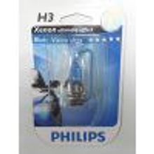Галогеновая лампа Philips  H3  Blue Vision ultra блистер 1 шт  Галогеновые лампы