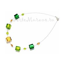Ожерелье Портофино зелёное