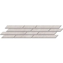 KERAMA MARAZZI SG144 003 Бордюр Гренель серый светлый мозаичный 46,5х9,8х11