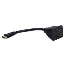 Разветвитель 1 HDMI M ->2xHDMI F, поочередное использование, Cablexpert (DSP-2PH4-002)