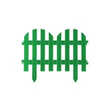 Забор декоративный зеленый Grinda "Палисадник" 422205-G (28x300см)