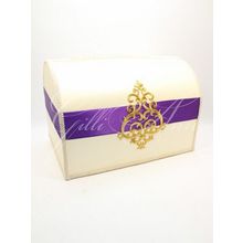 Свадебная казна для денег Gilliann Purple Queen BOX062
