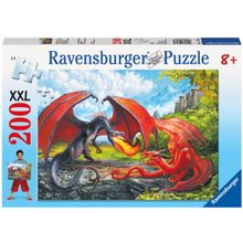 Ravensburger xxl 200 шт Битва драконов
