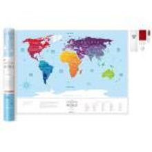 1DEA.me Карта travel map silver world арт. 4820191130104