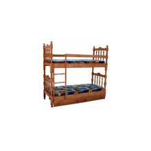 Кровать двухъярусная Шрек 2 (ВМК Шале) (Размер кровати: 90Х190 200, Наличие матраса: С 2 матрасами)
