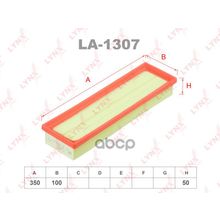 Фильтр Воздушный Citroen C4 03-, Peugeot 307 03-. LYNXauto арт. LA1307