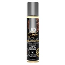 System JO Лубрикант с ароматом шоколада JO GELATO DECADENT DOUBLE CHOCOLATE - 30 мл.