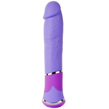 Dream Toys Фиолетовый анальный вибратор-реалистик BOOTYFUL NUDE VIBE PURPLE (фиолетовый)