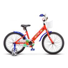 Детский велосипед STELS Captain 18 V010 неоновый-красный 10" рама