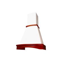 Вытяжка каминная пристенная Elikor Ротонда 60 бежевый   бук вишня (650) пп