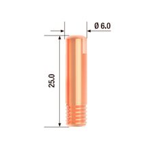 FUBAG Контактный наконечник M6х25 мм ECU D=0.6 мм (25 шт.)