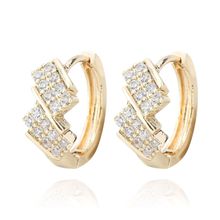 Серьги-кольца с позолотой (арт. 79321-8)