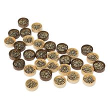 Набор фишек для нард "Герб РФ" с бронзой 206, Haleyan (kh206)