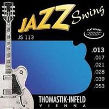 JS113 Jazz Swing Комплект струн для акустической гитары, Medium, сталь никель, 13-53, Thomastik