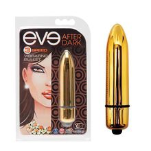 Topco Sales Золотистая вибропуля Eve After Dark Vibrating Bullet (золотистый)