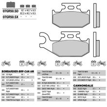 BREMBO Тормозные колодки BREMBO 07GR50SD