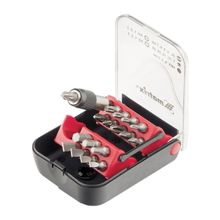 Набор бит, адаптер для бит, сталь S2, 18 предметов, в пластиковом боксе 11316