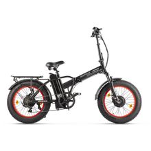 Велогибрид VOLTECO BAD DUAL NEW Черно-красный-2302