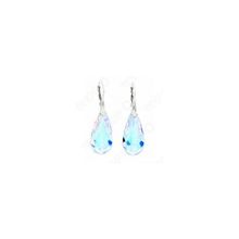Серьги «Слеза» Мультиколор с элементами Swarovski
