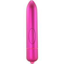 Ярко-розовый вибратор RO-160 - 16 см. Розовый