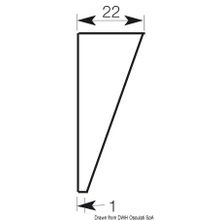 Osculati Stern protection plate white 420x340 mm, 47.763.95