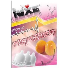 Luxe Презервативы Luxe  Сексреаниматор  с ароматом абрикоса - 3 шт.